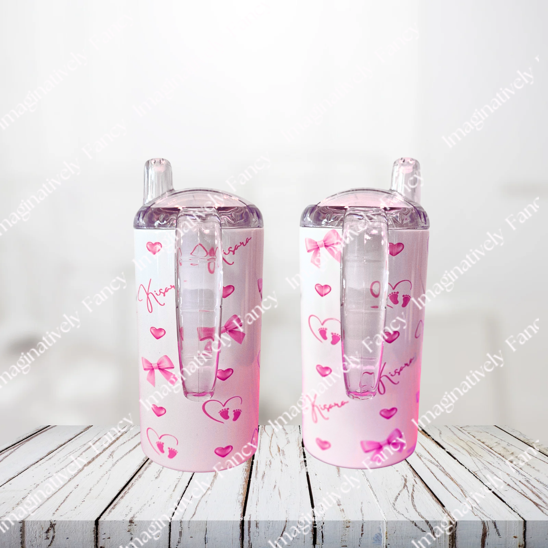 Pink Bow's - Pretty Little Sippers